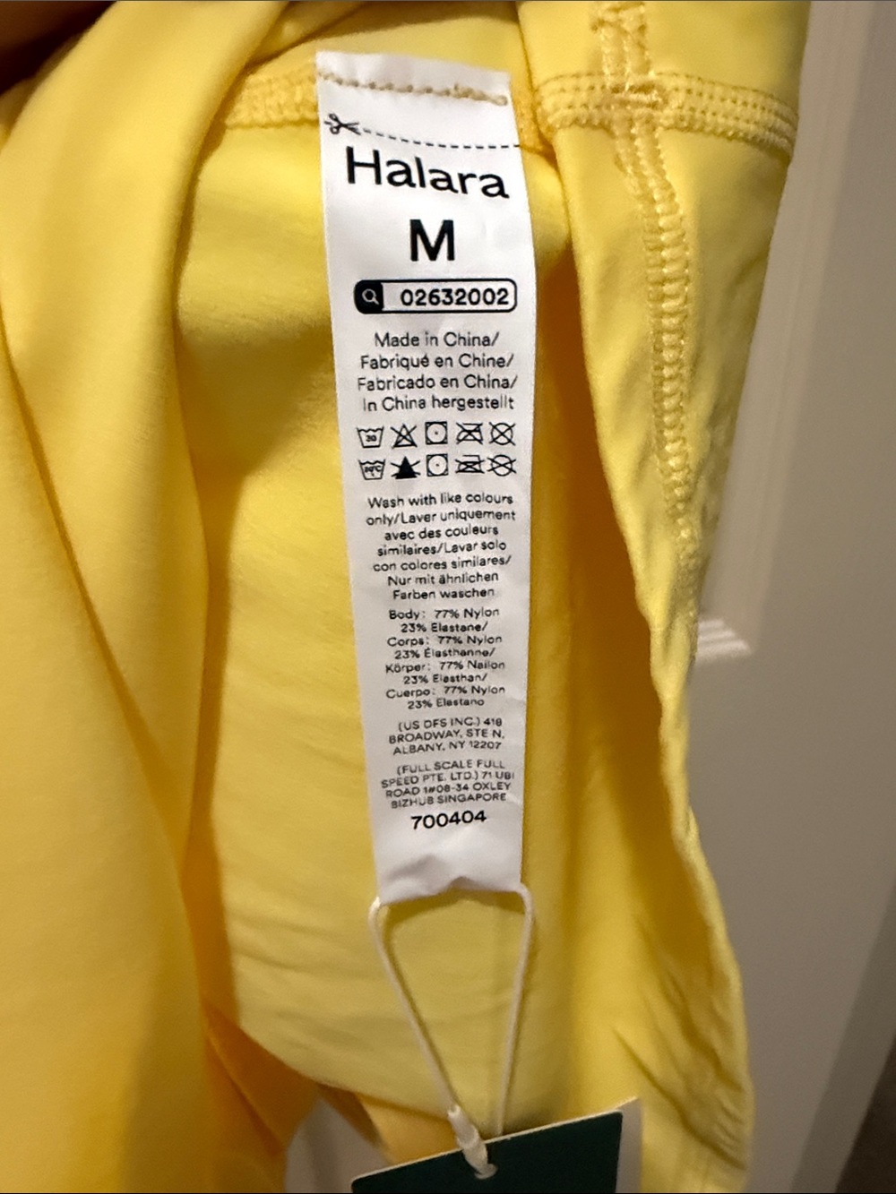 HALARA Yellow Mini Dress with Double Straps - Picture 6 of 8